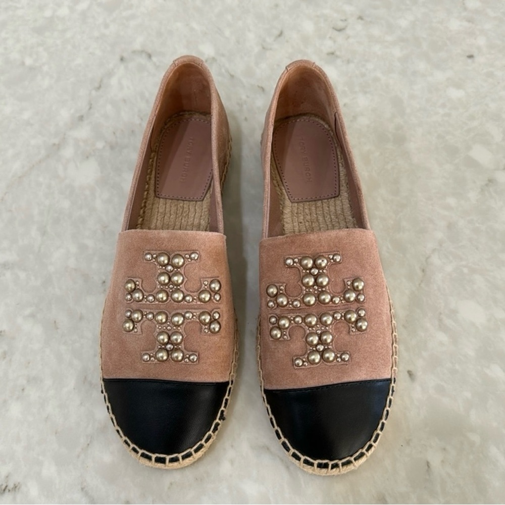 Tory Burch Pearl logo Espadrilles